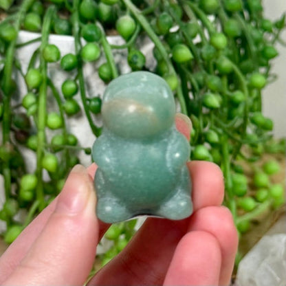 Green Aventurine Chubby Dino (H905)