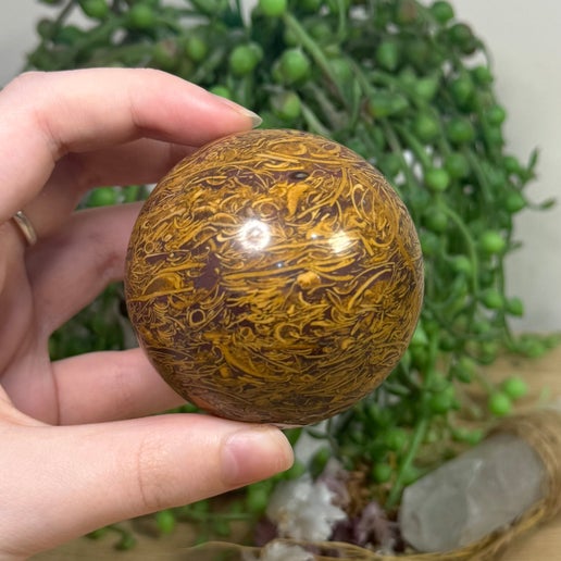 Calligraphy Stone Sphere (G359)