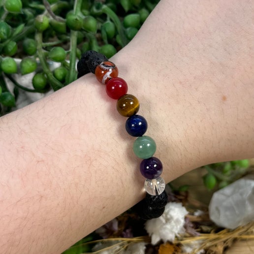 Chakra Lava Stone Bracelets