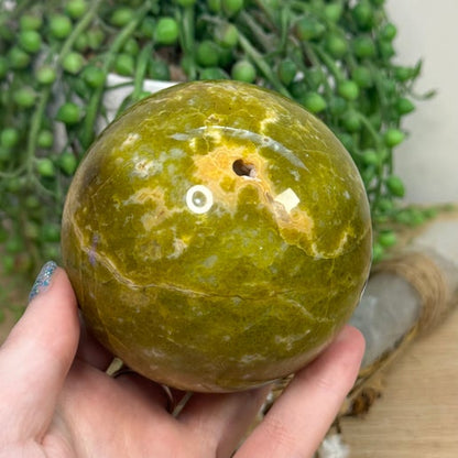 Green Opal Sphere (J727)