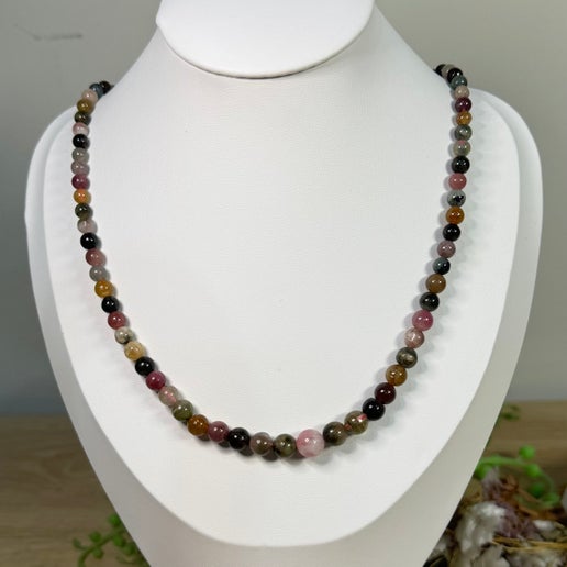 Watermelon Tourmaline Necklace