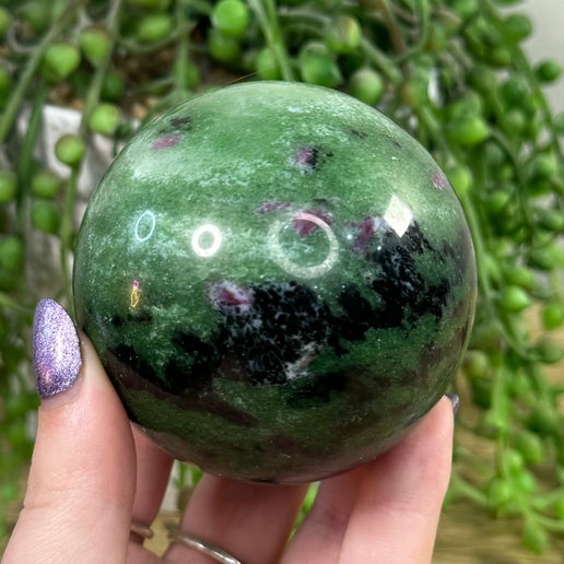 Ruby In Zoisite Sphere (C207)