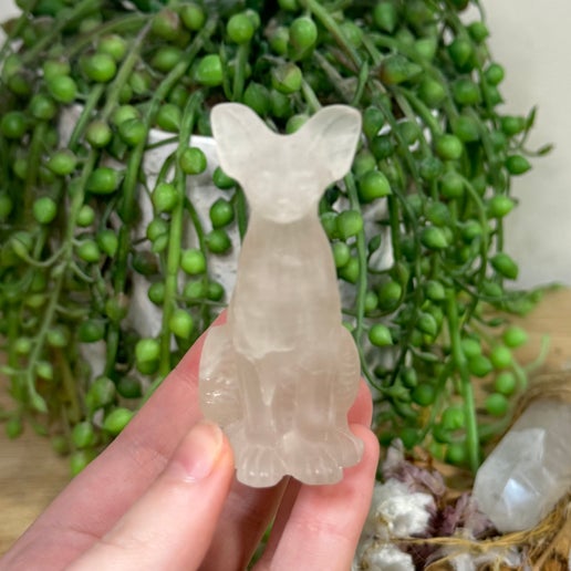 Clear Quartz Cat (L704)