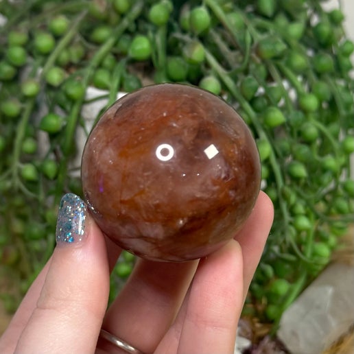 Fire Quartz Sphere (K352)