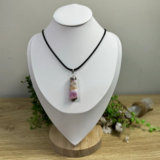 Pink Aragonite Necklace (J147)