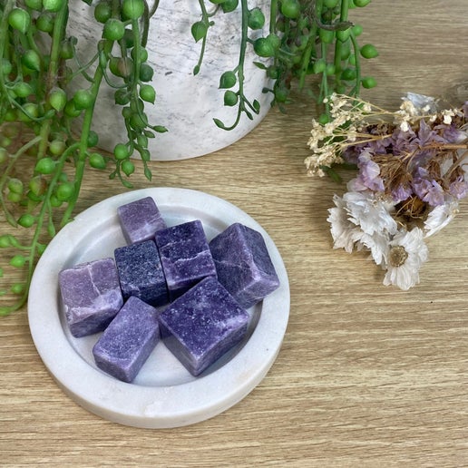 Lepidolite Cubes