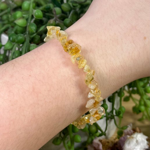 Citrine Chip Bracelet