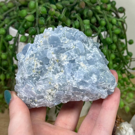 Blue Celestite Cluster (K157)