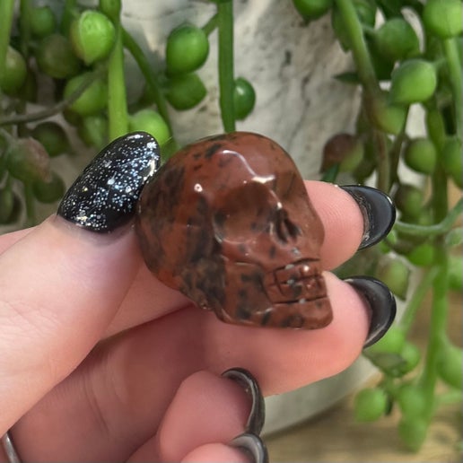 Mahogany Obsidian Small Skull