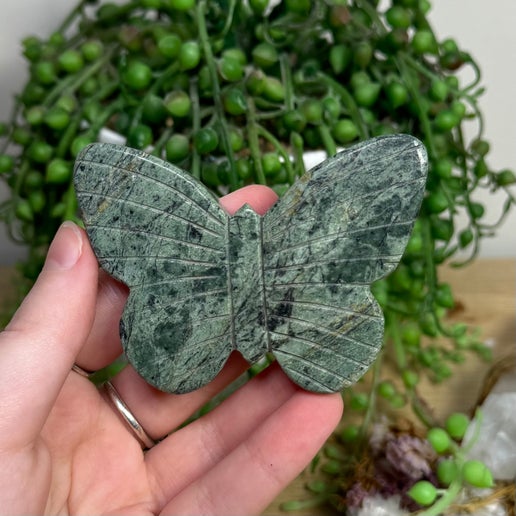 Green Serpentine Butterfly (D642)