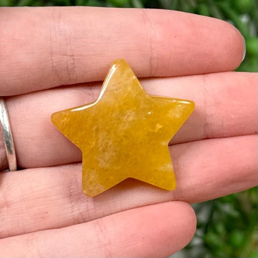 Yellow Jade Small Star