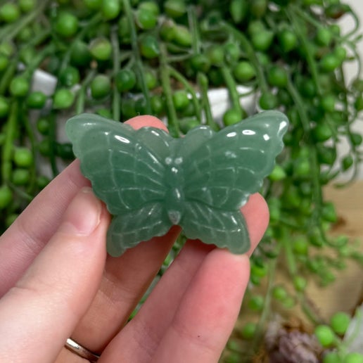 Green Aventurine Butterfly (G734)