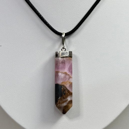 Pink Aragonite Necklace (J146)