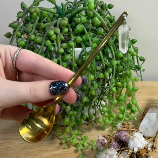 Spoon With Clear Quartz