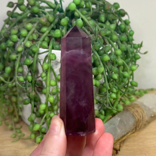 Purple Fluorite Point (L544)