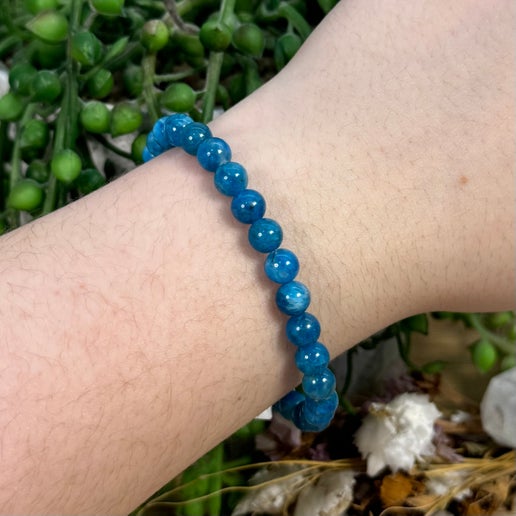 Blue Apatite Bracelet (J494) (J495)