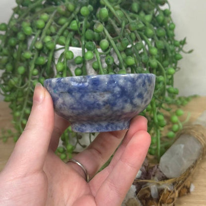 Blue Dot Bowl (L273)