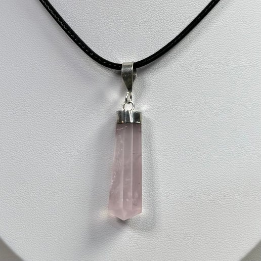 Rose Quartz Necklace (J142)