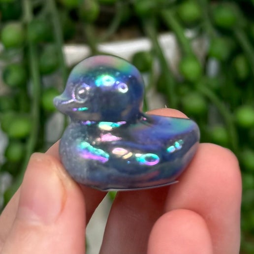 Aura Blue Aventurine Duck (M156) (M158)