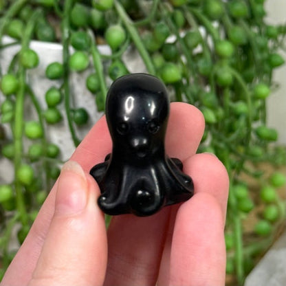 Black Obsidian Octopus (C456)