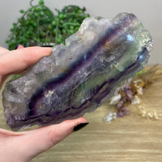 Rainbow Fluorite Slab (B582)