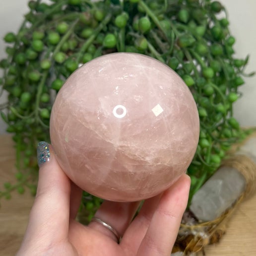 Rose Quartz Sphere (J770)