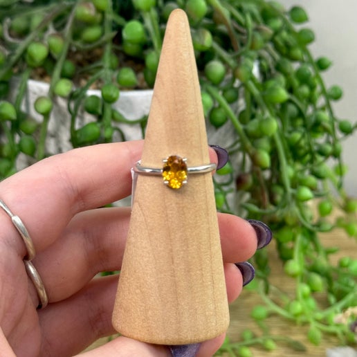 Citrine S925 Ring (F857)