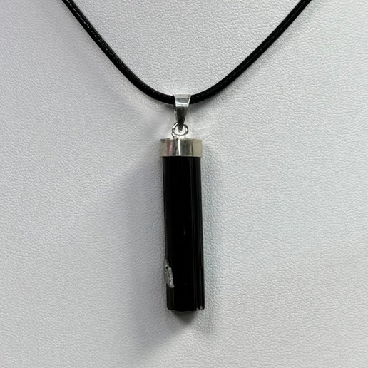 Black Tourmaline Necklace (J209)