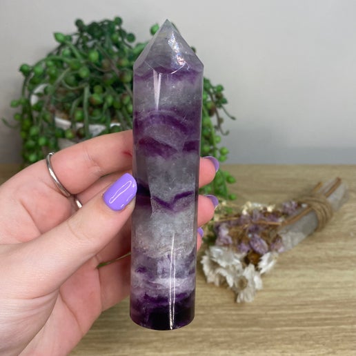 Fluorite Cylinder Point (C613)