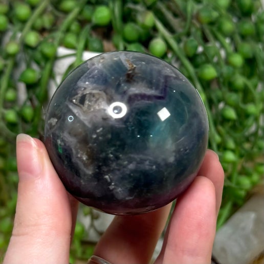 Rainbow Fluorite Sphere (D279)