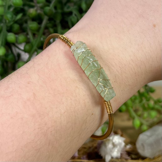 Green Fluorite Bangle