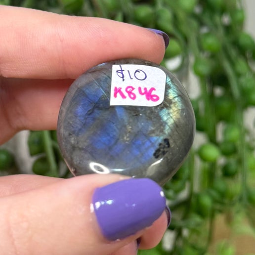 Labradorite Palm Stone (K846)