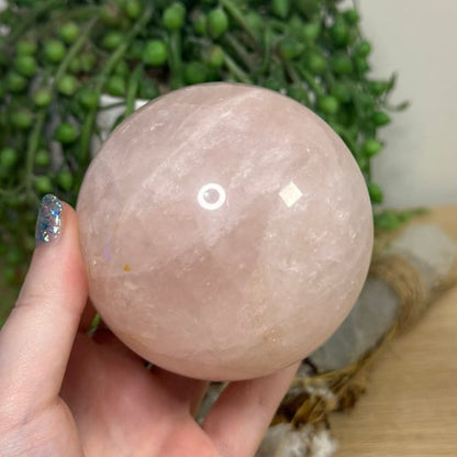 Rose Quartz Sphere (J769)