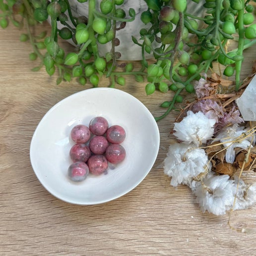 Rhodonite Tiny Cage Sphere