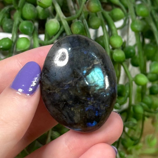 Labradorite Palm Stone (K848)