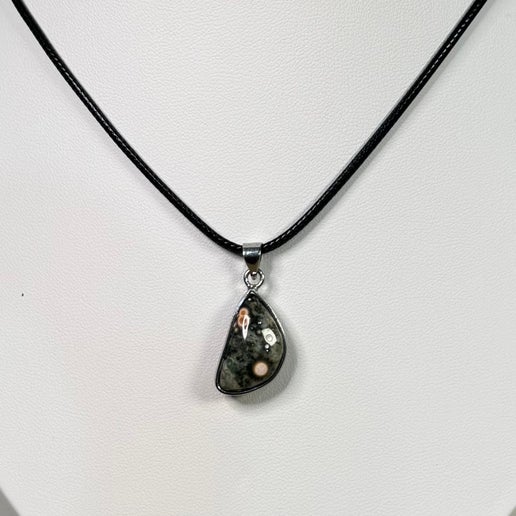 Eighth Vein Ocean Jasper Necklace (C346)