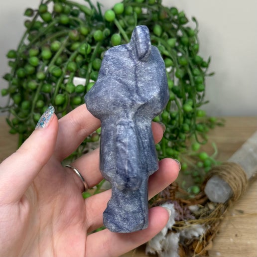 Blue Aventurine Bear (K947)