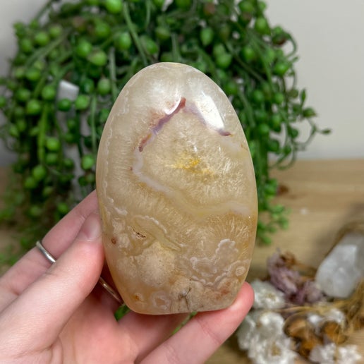 Flower Agate Arch Free Form (L820)