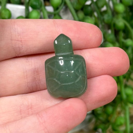 Green Aventurine Mini Turtle