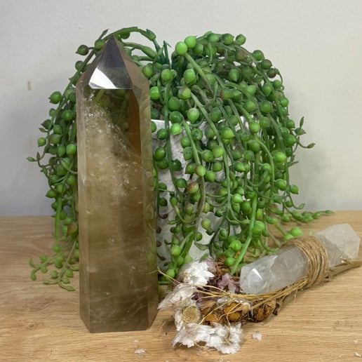 Smokey Quartz Tower (A914)