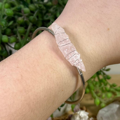 Rose Quartz Bangle