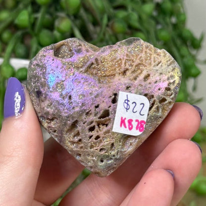 Aura Sphalerite Heart (K878)