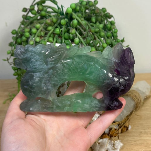 Rainbow Fluorite Dragon (K52)