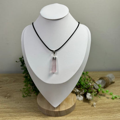 Rose Quartz Necklace (J142)