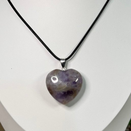 Dream Amethyst Heart Necklace