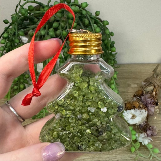 Peridot Chip Christmas Tree Bauble