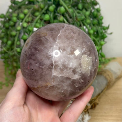 Amethyst / Agate Sphere (J776)