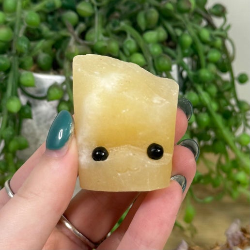 Yellow Calcite Pet Rock (J435)