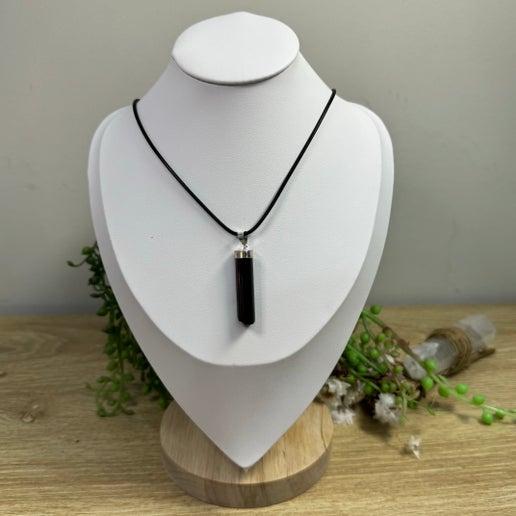 Black Tourmaline Necklace (J207)