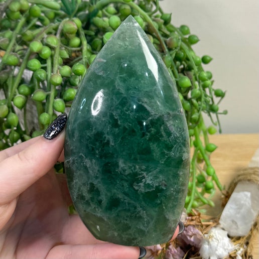 Green Fluorite Arch Free Form (H277)